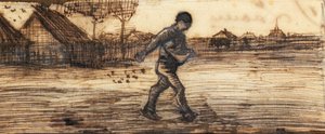 Der Sämann, aus einer Serie von vier Zeichnungen, die die vier Jahreszeiten darstellen von Vincent van Gogh
